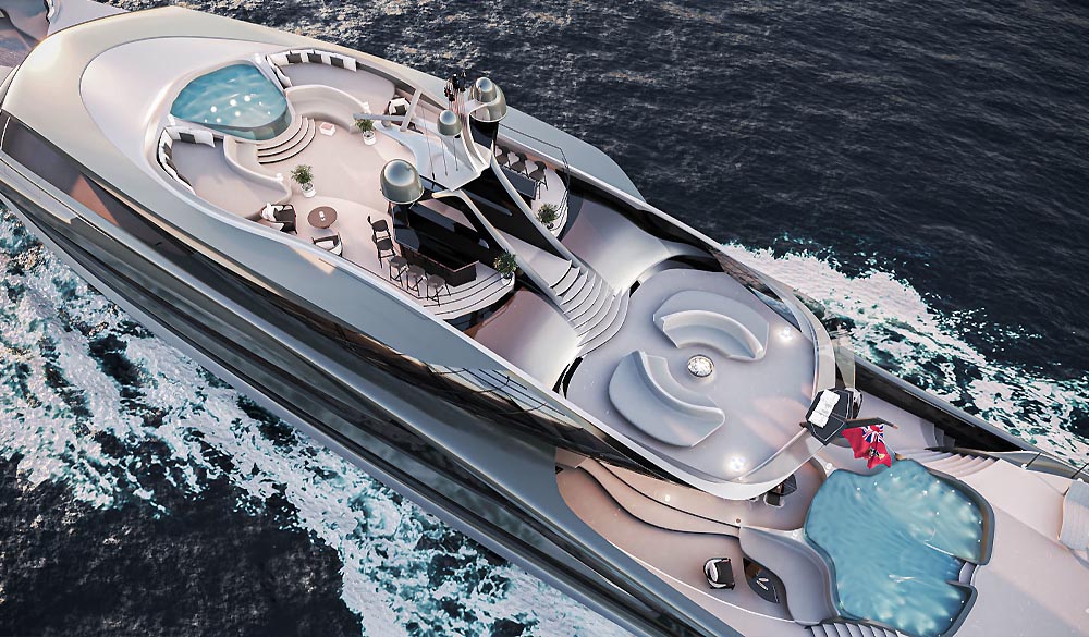 Futura yacht concept by Vripack