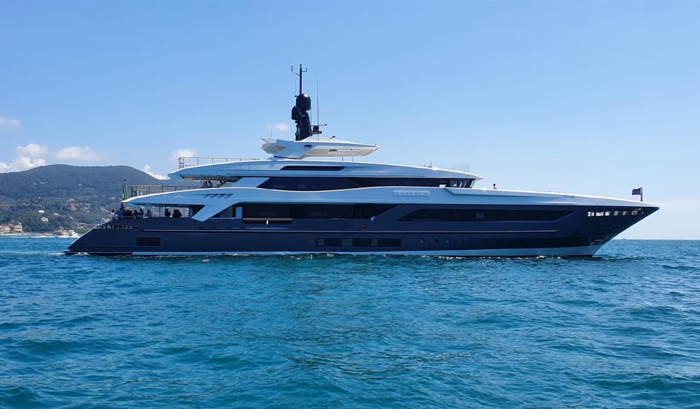 Severin’s yacht Baglietto 55m