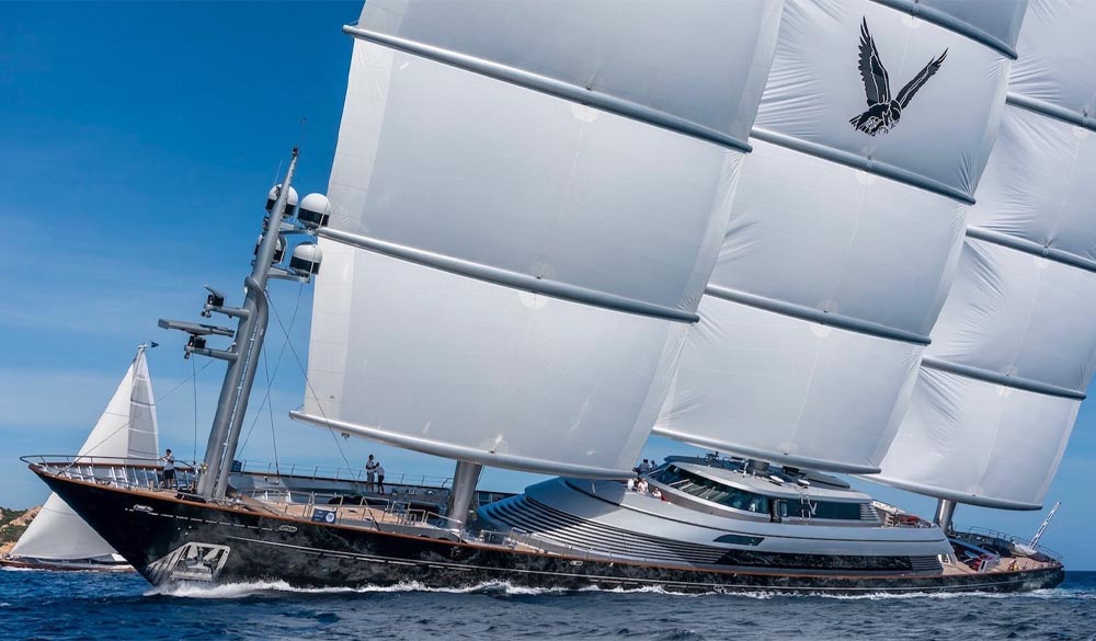 Maltese Falcon the Perini superyachts