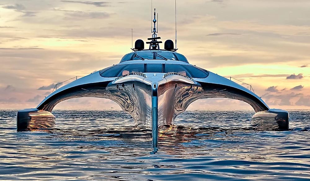 Adastra Trimaran SuperYacht