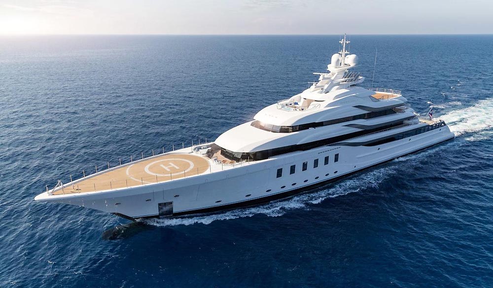 Madsummer Yacht 95m. by Lurssen