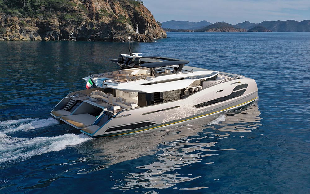 VILLA  the new 30 meter catamaran by EXTRA is born