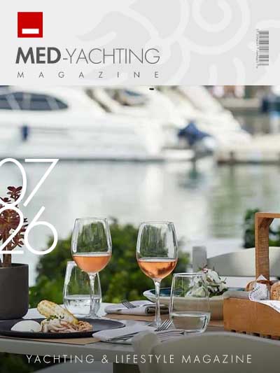 MED-Yachting Magazine cover, 15 July 2026