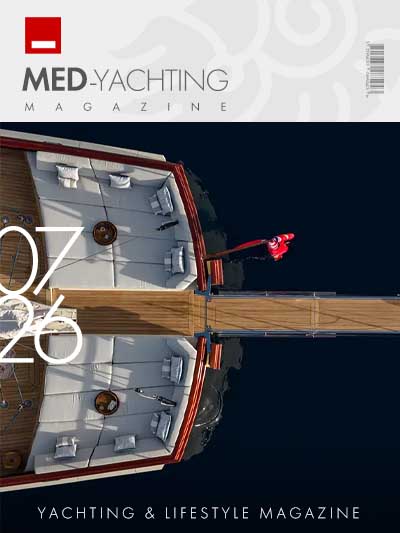 MED-Yachting Magazine cover, 18 July 2026