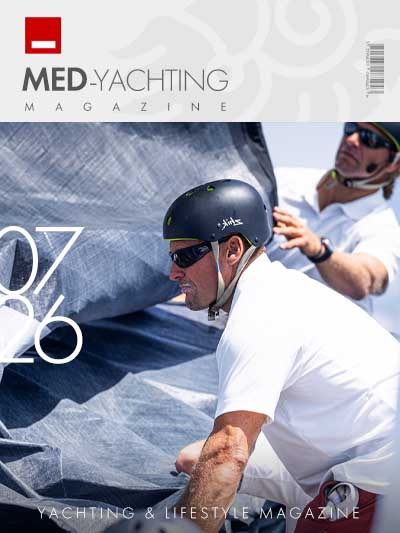 MED-Yachting Magazine cover, 18 July 2026