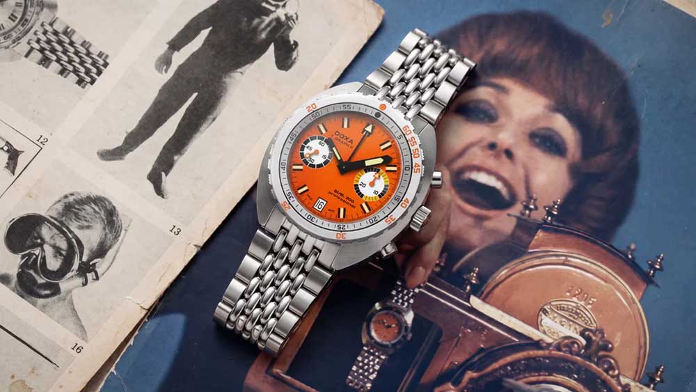 Doxa SUB 200 T.GRAPH II Great White, il cronografo subacqueo che illumina la profondit&agrave;