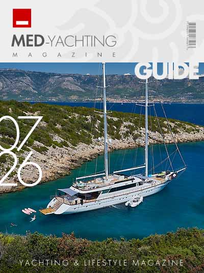 MED-Yachting Magazine cover, 25 July 2026