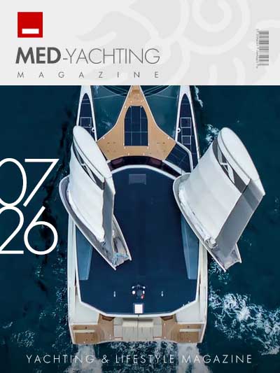 MED-Yachting Magazine cover, 31 July 2026