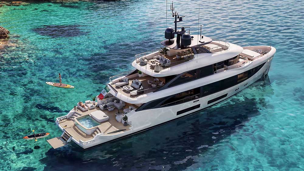 Benetti Oasis 36M, el mar entra en la vida a bordo