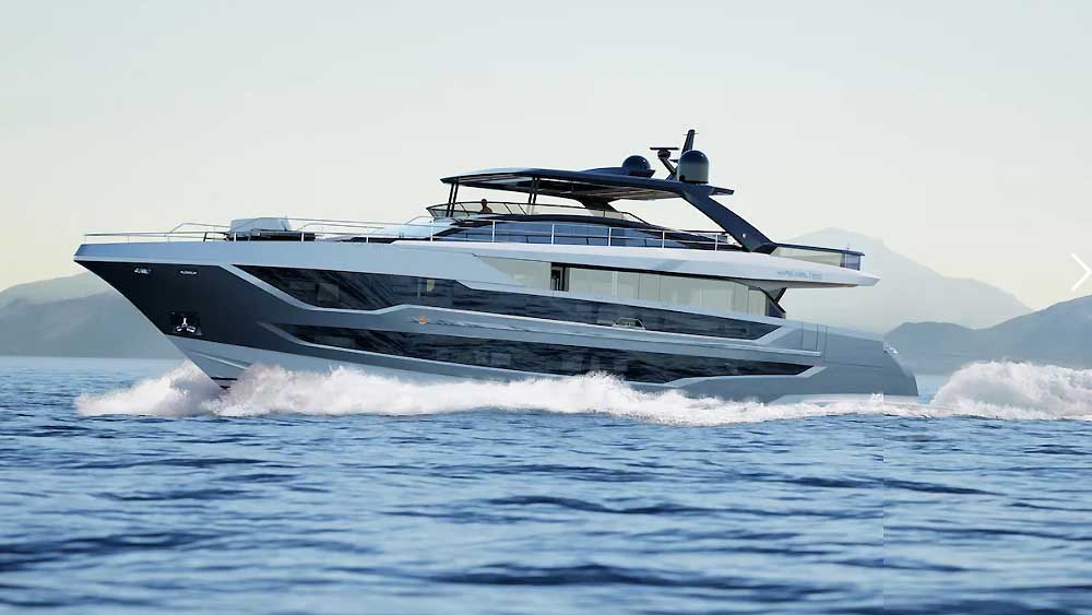 Pearl 100 Hybrid, the new flagship brings hybrid propulsion to the Pearl range