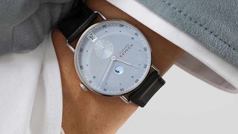 NOMOS Metro Date Power Reserve estrena el nuevo calibre DUW 4701