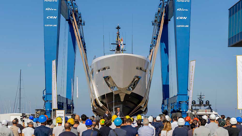 Custom Line Saetta 128&rsquo;, botada la primera unidad en Ancona