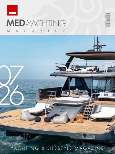 MED-Yachting Magazine cover, July 2026